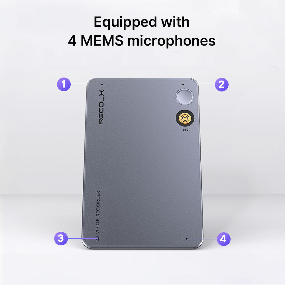 Recolx Tap™ Pro AI Voice Recorder