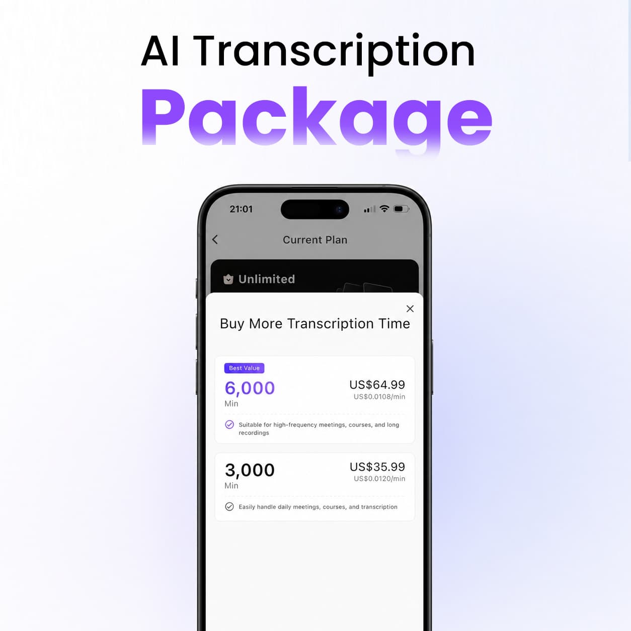 Value AI Transcription Package