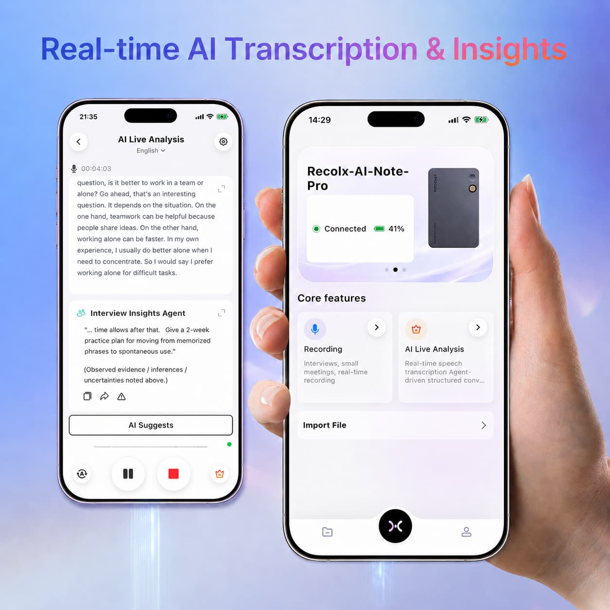 Real-time-ai-transcription