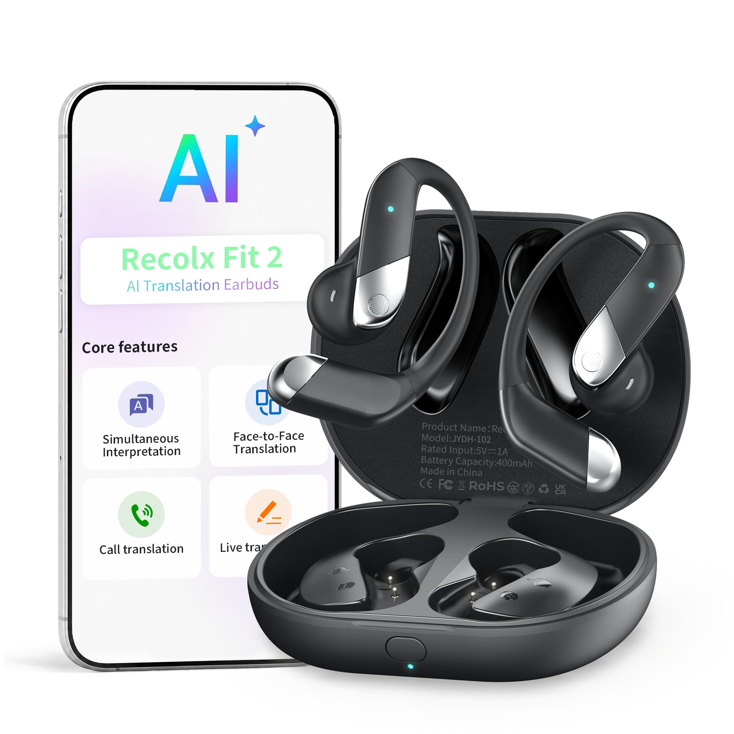Recolx Loop Fit 2 AI Earbuds