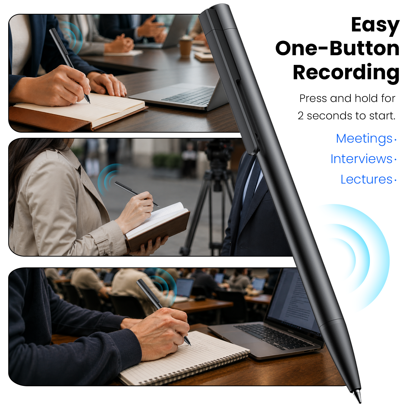 Recolx M-PEN AI Voice Recorder Pen