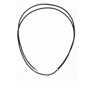 Wearable Neck Strap for Recolx AI Voice Recorder - 2mm Leather Edge Cord, Clear Case Compatible, 80cm
